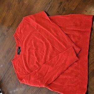 Banana Republic orange merino wool sweater